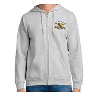 Standard Full Zip Sweatshirt - Grey
